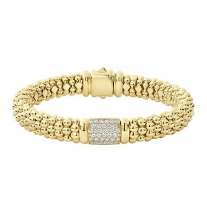 9mm Gold Diamond Bracelet