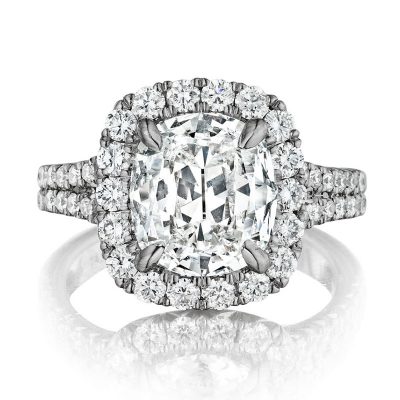 Henri Daussi AMDS076 4.26ct Diamond Engagement Ring