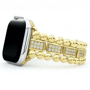 18K Gold Full Diamond Watch Bracelet-38-45mm